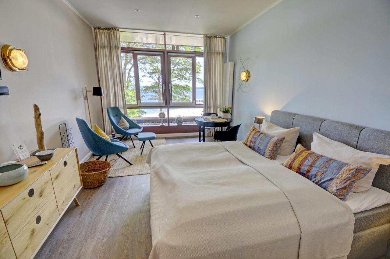 Fewo1846 Intermar - Marina Del Rey - Elegantes Studioapartment Mit Meerblick Und Eigenem Strandkorb Glücksburg Exterior foto