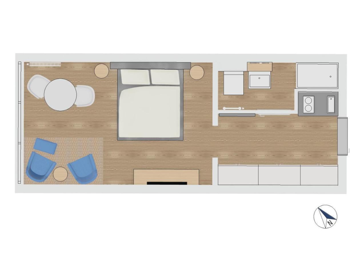 Fewo1846 Intermar - Marina Del Rey - Elegantes Studioapartment Mit Meerblick Und Eigenem Strandkorb Glücksburg Exterior foto